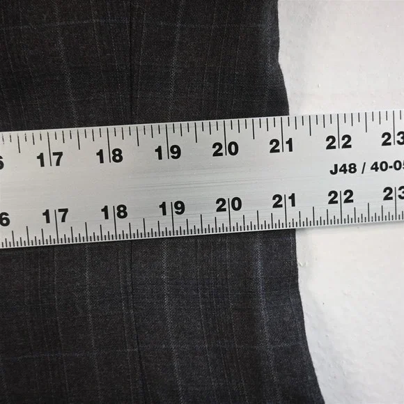 Byron 42R Gray Plaid Dover 100% Wool Mens Blazer Suit Jacket Sport Coat - Picture 8 of 12